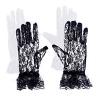 2 Pairs Hand Gloves Wedding Evening Party Tea Lace Bridal Bride