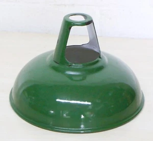 A Vintage Green Enamel Industrial Lampshade Factory 1950's Easy Fit - Picture 1 of 13