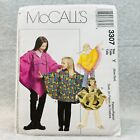 McCalls 3307 Ponchos and Pants w Elastic Waist Kids Size XS S Sewing Pattern
