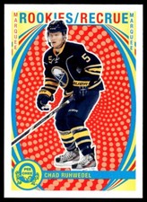 2013-14 O-Pee-Chee Retro Chad Ruhwedel Rookie Buffalo Sabres #592 R56