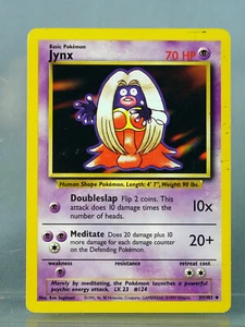 JYNX 31/102 TARJETA POKEMON 1999 CONJUNTO BASE EDICIÓN SIN JUGAR BONITO DIAMANTE NEGRO - Imagen 1 de 2