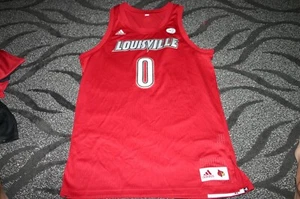 Camiseta deportiva de baloncesto Louisville Cardinals negra auténtica roja talla XL + 2 - Imagen 1 de 3