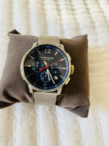 Orologio Uomo COACH Bleecker Analogico Quarzo Quadrante Blu Acciaio Inox