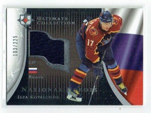05-06 UD Upper Deck Ultimate National Heroes  Ilya Kovalchuk  /225  Jersey
