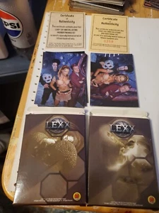 Lexx Complete Collectors 12Card Premium Preview Set 1 + 2 W/  Box & Certificate  - Picture 1 of 3