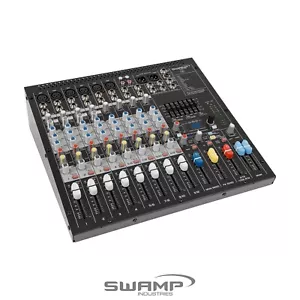 SWAMP S12-MK2 12 CH Mixing Desk - 6 Preamps - 2 AUX - Onboard FX - USB Audio - Picture 1 of 4