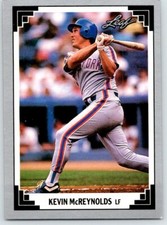 KEVIN McREYNOLDS NEW YORK METS 1991 Leaf Baseball Card B57