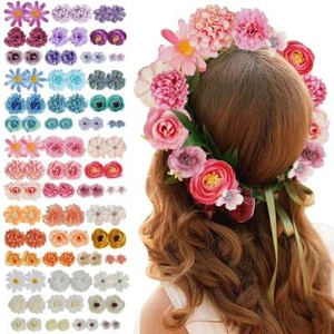 20pack Artificial Rose Head Flower Silk Bulk Bouquet Party Wedding Decor Hot - Picture 1 of 17