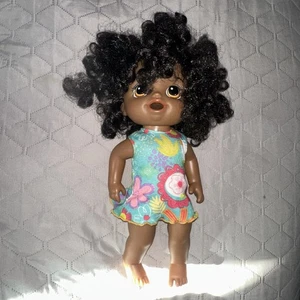 Traje de muñeca de peluche Cry Baby azul - Imagen 1 de 3