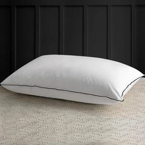 Medium Firm Feathers Down/Poly Pillow King Size Pack of 1, Luxury Feather Pil... - Picture 1 of 9