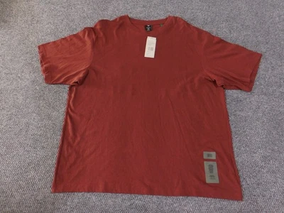Camisa G-Star RAW Para Hombres 2XL Roja Cinta Trasera Gran Tamaño Jersey Seco D20721-C336-1632 Foto 1 de 4