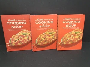 3 Copies of Cooking With Soup A Campbell's Cookbook 608 Recipes first print inc - Picture 1 of 6