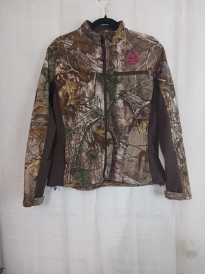 Realtree Women's Camo Jacket Size Medium, Lined, Full Zip. Warm Sporty Outdoors - Image 1 of 4