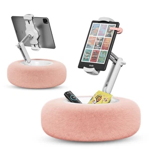 Tablet Pillow Stand for Reading, Adjustable Tablet Stand Phone Holder for Bed... - Foto 1 di 7