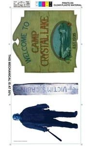 VIERNES 13 ESCENA JASON SETTER DECORACIÓN UTILERÍA ACCESORIO HALLOWEEN - Imagen 1 de 1