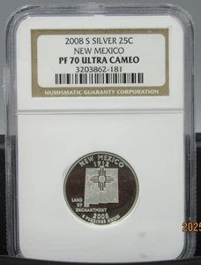 2008 S New Mexico Silver NGC PF 70 UCAM - Picture 1 of 1