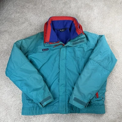 Vintage Columbia Neon Bugaboo Ski Jacket Mens XL Radial Sleeve-90s 3 in 1 - Image 1 of 4