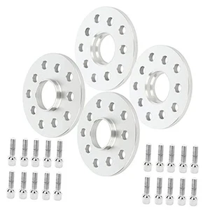 4x espaciadores de rueda de 10 mm 5x100 5x112 mm 57,1 mm diámetro de buje 5 orejetas 14x1,5 pernos - Imagen 1 de 8