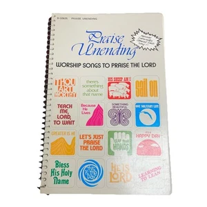 Libro de partituras de canciones de adoración interminable de alabanza para alabar al Señor B-G0635 1972 - Imagen 1 de 6