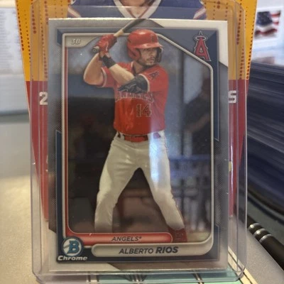 🔥 2024 Bowman #BCP-98 Alberto Rios Chrome Prospects - Image 1 of 3