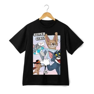 Tom & Jerry Comic Style T-Shirt Cartoon Casual Wear for  Anime Fan Unisex Tee - Picture 1 of 21