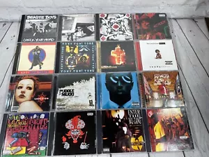 Lot Of 16 Rap, Hip-Hop, Rock CD’s Snoop B.I.G. Godsmack ICP Diddy Ice T More - Picture 1 of 6