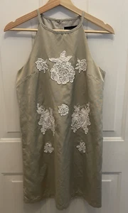 Victoria Beckham x Target Ivory Lace Floral Applique Sundress Girls Size XL - Picture 1 of 6