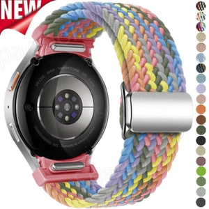 Cinturino nylon magnetico Quick Fit per Samsung Galaxy Watch FE 7 4 5 6 Classic - Foto 1 di 106