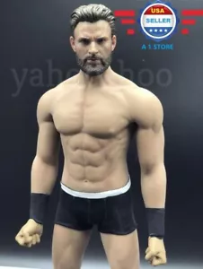 1/6 Captain America Chris Evan Head PHICEN M33 nahtloses männliches muskulöses Körperset - Bild 1 von 6