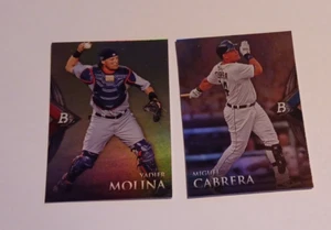 2014 Bowman Platin #6, Miguel Cabrera & #48, Yadier Molina - Bild 1 von 6