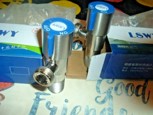 Angle Stop Valves OFF ON Switch G1/2 Water Stop Valve for Bathroom Toilet S~IT - Picture 1 of 4