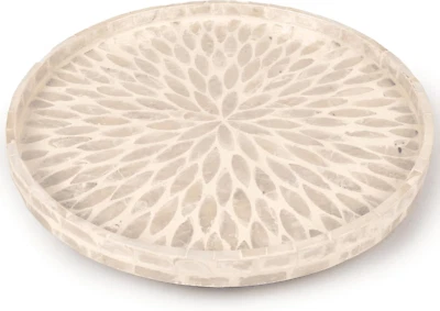 Mother of Pearl 转盘收纳盒 - 桌子和台面、橱柜和储藏室 La... — 第 1/4 张图片