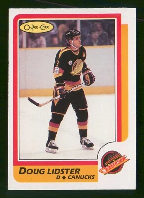 DOUG LIDSTER 1986-87 O-PEE-CHEE 86-87 NO 32 NRMINT+          12038 - Image 1 of 2
