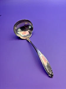 Sterling Massiccio Gravy Mestolo Preludio Modello (1939) Argento Internazionale NO MONO - Foto 1 di 4