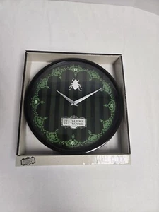 Beetlejuice Striped Wall Analog Clock Battery Operated Home Decor - Picture 1 of 2