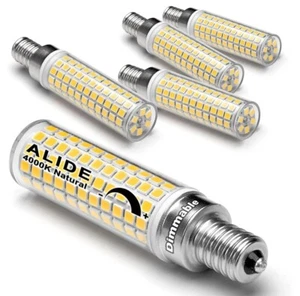 E12 LED bulbs, Candelabra LED Bulbs 100 Watt Equivalent,Daylight White 4000K, LE - Picture 1 of 9
