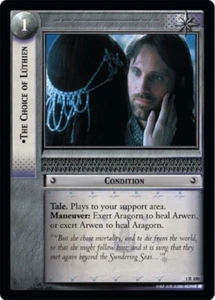 Lord of The Rings LOTR CCG TCG Fellowship of The Ring 1R100 Choice of Luthien - Picture 1 of 1