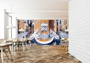 3D Small Road ZHUB006 Tapete Wandbild selbstklebend Matthew Holden Bates - Bild 1 von 11