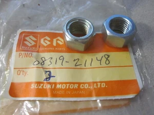 NOS Suzuki 8x30 Nut 1976-98 DT99 1989-94 PU140 8319-21148 Qty 2 - Picture 1 of 1