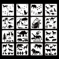 16pcs Multi-purpose Painting Stencil Kit Drawing Stencil Template for Decor