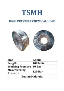 TSMH High Pressure Chemical Hose ( 8.5mm X 100 Meters ) - Picture 1 of 7
