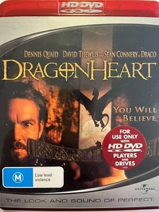DRAGONHEART HD DVD 1996 Dennis Quaid Exc Cond! **HD DVD Player Required** - Bild 1 von 2