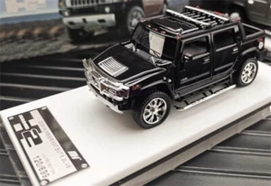 1:64 for MotorHelix for HUMMER for H2 SUV for SUT Metallic Black Limited Edition - Picture 1 of 7