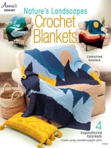 MANTAS DE GANCHILLO ANNIES CROCHET NATURES PAISAJES 4 HERMOSOS DISEÑOS - Imagen 1 de 2