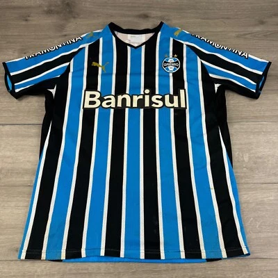 Mens Puma Gremio Soccer Jersey Size XXL Banrisul 2XL FLAWS READ - Image 1 of 4