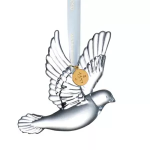 Waterford 2023 clear crystal "Dove of Peace" Ornament, New in Box - Picture 1 of 1