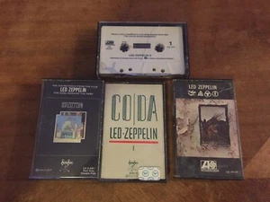 LED ZEPPELIN- X4 CASSETTE LOT- II, CODA, SONGS REMAIN THE SAME, ETC - Imagen 1 de 4