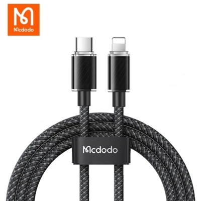Mcdodo PD 36W USB C to iPhone Data Sync Fast Charing Cable For iPhone 14 13 12 - Image 1 of 4