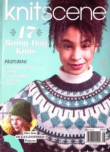 Knitscene Magazine Fall 2019 Interweave Knits Rain Day Knits, Judy Greer - Picture 1 of 10
