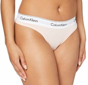 Calvin Klein Women's Cotton Thong Pink Size XL Nymphs Thigh 2nt String